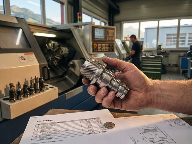 Was kostet ein CNC-Drehteil in der Schweiz?